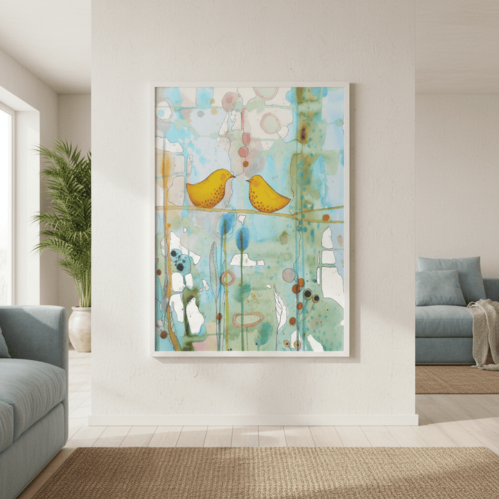 Dans Chaque Coeur Car by Sylvie Demers wall - art - picture - poster