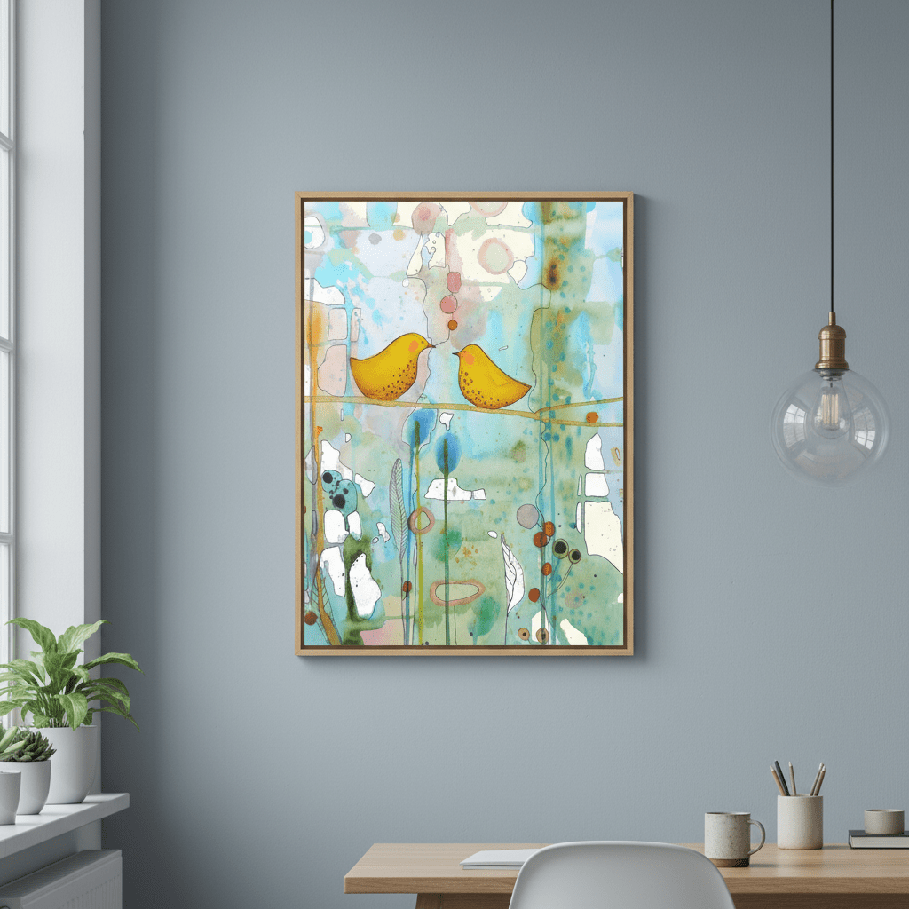 Dans Chaque Coeur Car by Sylvie Demers wall - art - picture - poster