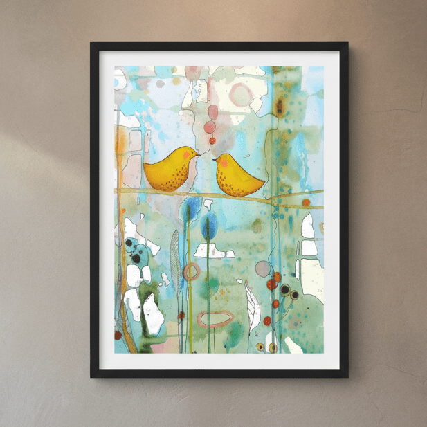 Dans Chaque Coeur Car by Sylvie Demers wall - art - picture - poster