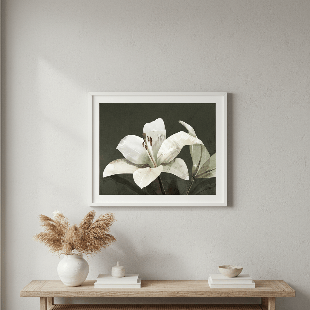 Dark Lily by Deer Muskeeter wall - art - picture - poster