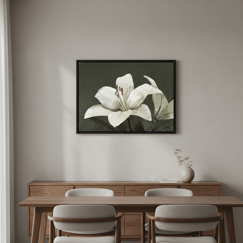Dark Lily by Deer Muskeeter wall - art - picture - poster