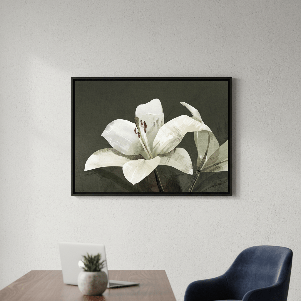 Dark Lily by Deer Muskeeter wall - art - picture - poster