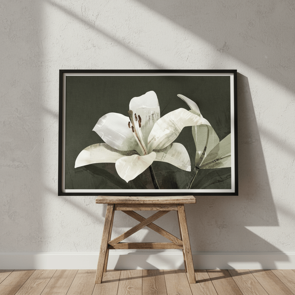 Dark Lily by Deer Muskeeter wall - art - picture - poster