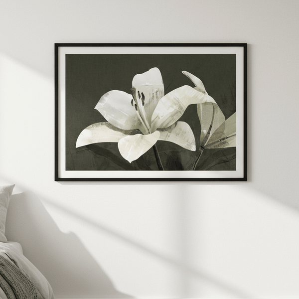 Dark Lily by Dear Muskeeter | Art & Canvas Print
