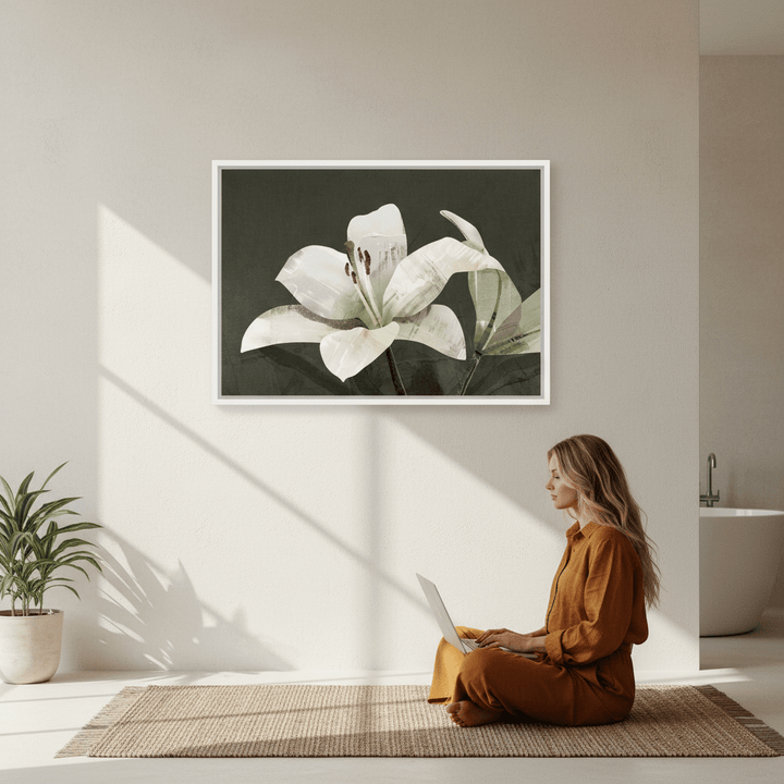 Dark Lily by Deer Muskeeter wall - art - picture - poster