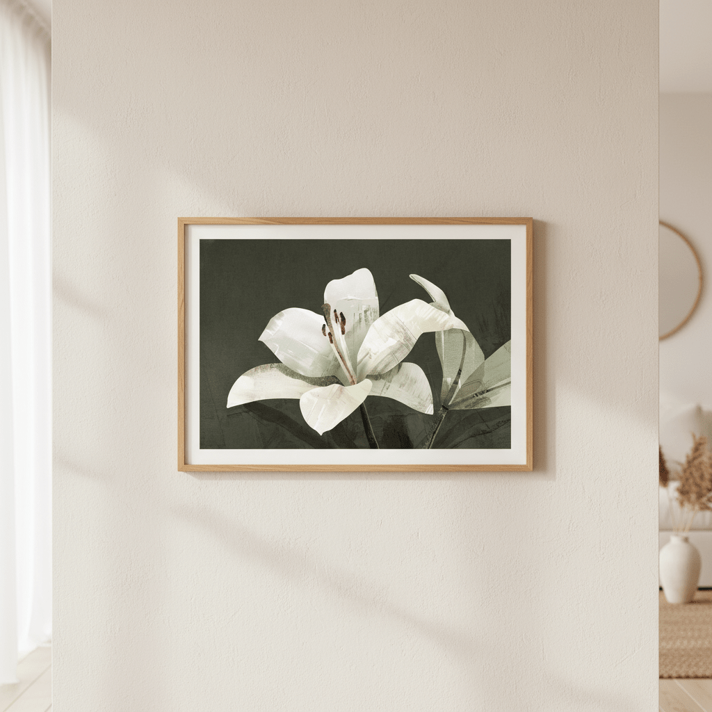 Dark Lily by Deer Muskeeter wall - art - picture - poster