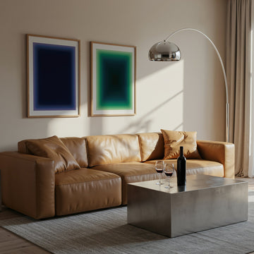 Dark Matter Set of 2 Tonal Abstract Prints wall - art - picture - poster