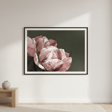 Dark Peony by Deer Muskeeter wall - art - picture - poster