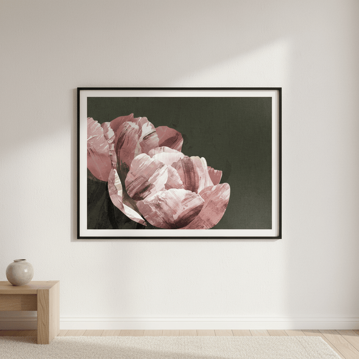 Dark Peony by Deer Muskeeter wall - art - picture - poster