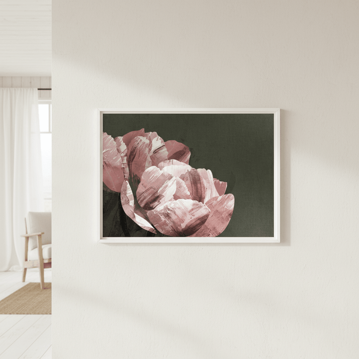 Dark Peony by Deer Muskeeter wall - art - picture - poster