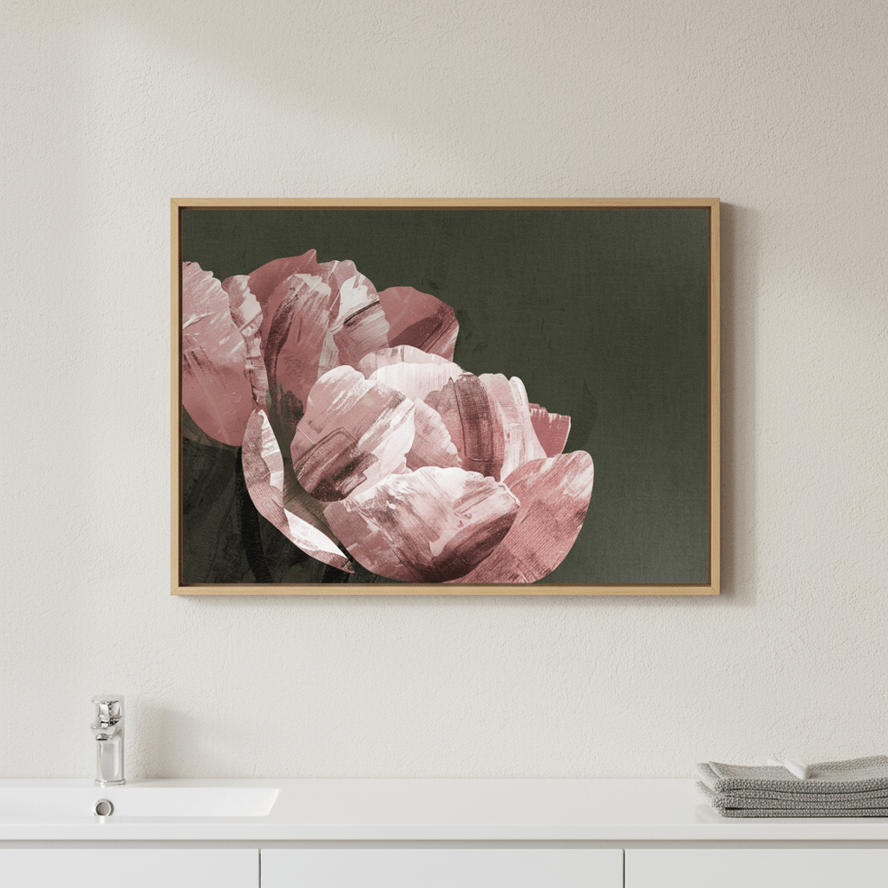 Dark Peony by Deer Muskeeter wall - art - picture - poster