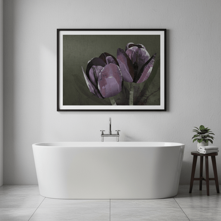Dark Tulip by Deer Muskeeter wall - art - picture - poster