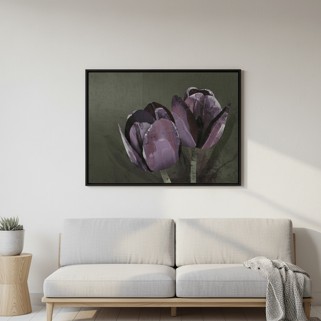 Dark Tulip by Deer Muskeeter wall - art - picture - poster