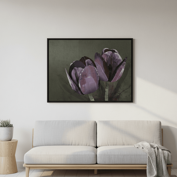 Dark Tulip by Deer Muskeeter wall - art - picture - poster