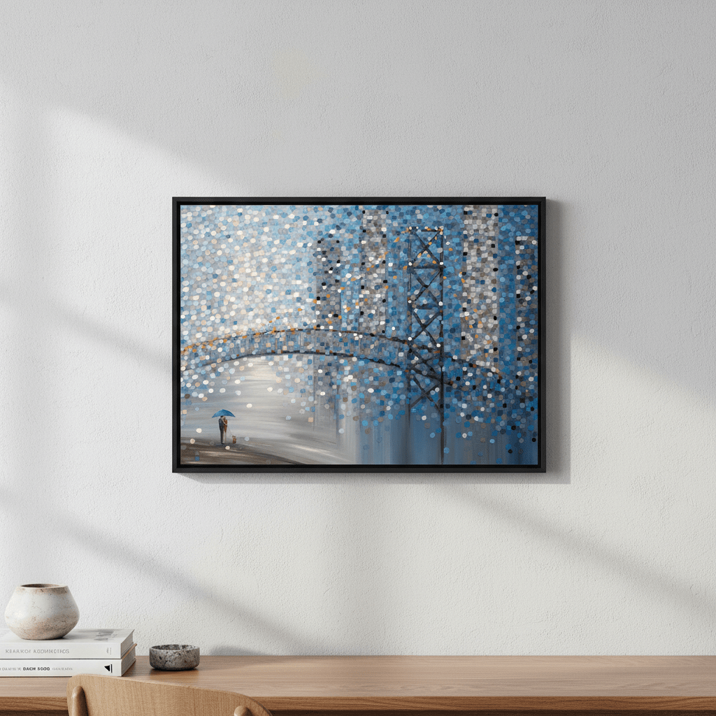 Date by the Bridge by Ekaterina Ermilkina wall - art - picture - poster