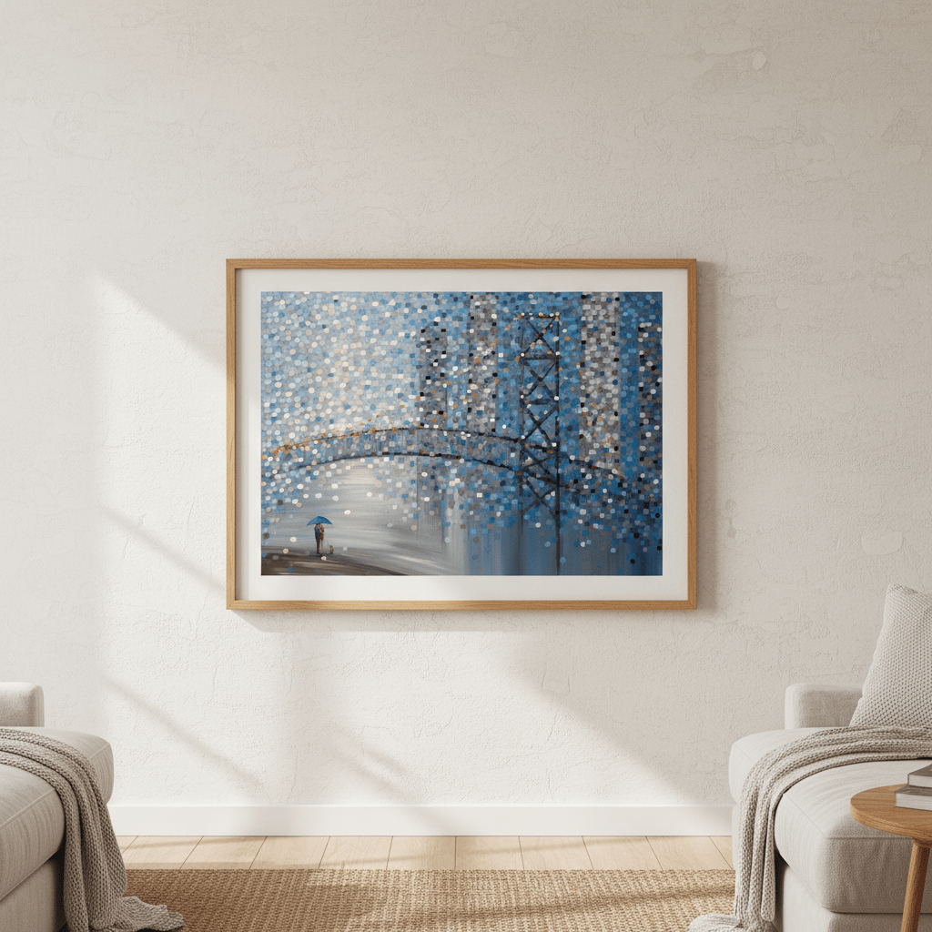 Date by the Bridge by Ekaterina Ermilkina wall - art - picture - poster