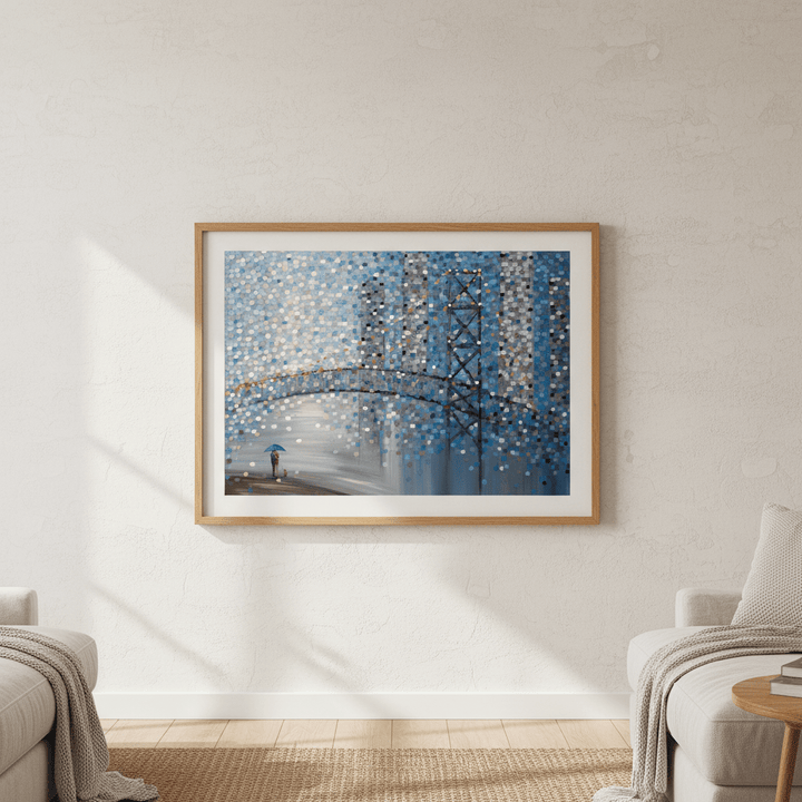 Date by the Bridge by Ekaterina Ermilkina wall - art - picture - poster