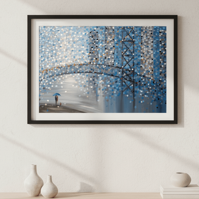 Date by the Bridge by Ekaterina Ermilkina wall - art - picture - poster