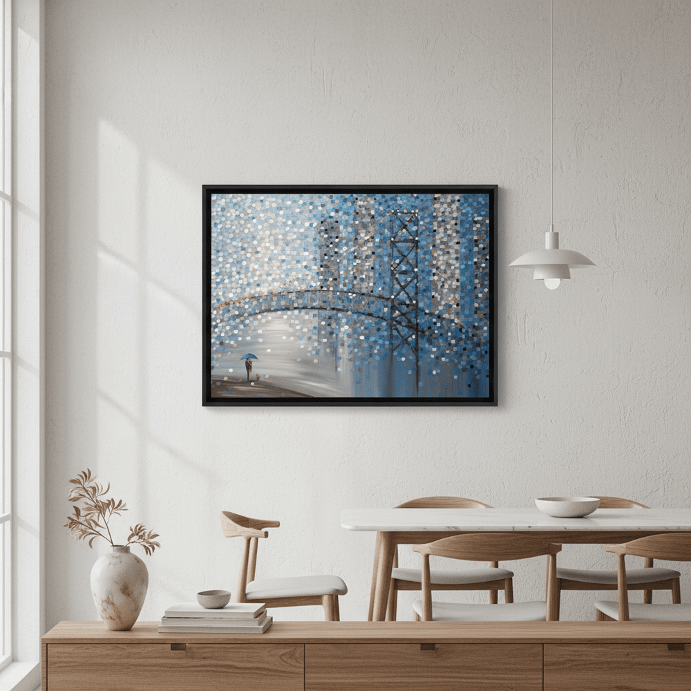 Date by the Bridge by Ekaterina Ermilkina wall - art - picture - poster