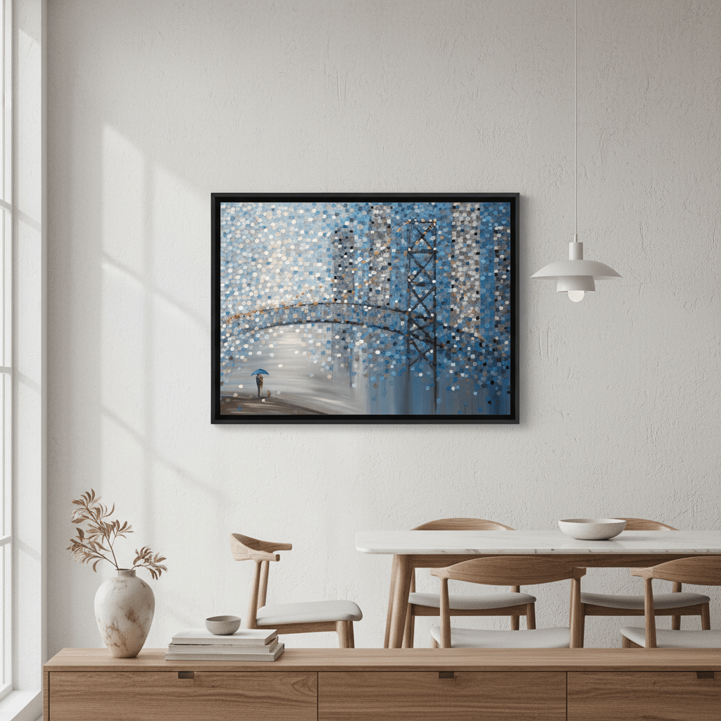Date by the Bridge by Ekaterina Ermilkina wall - art - picture - poster