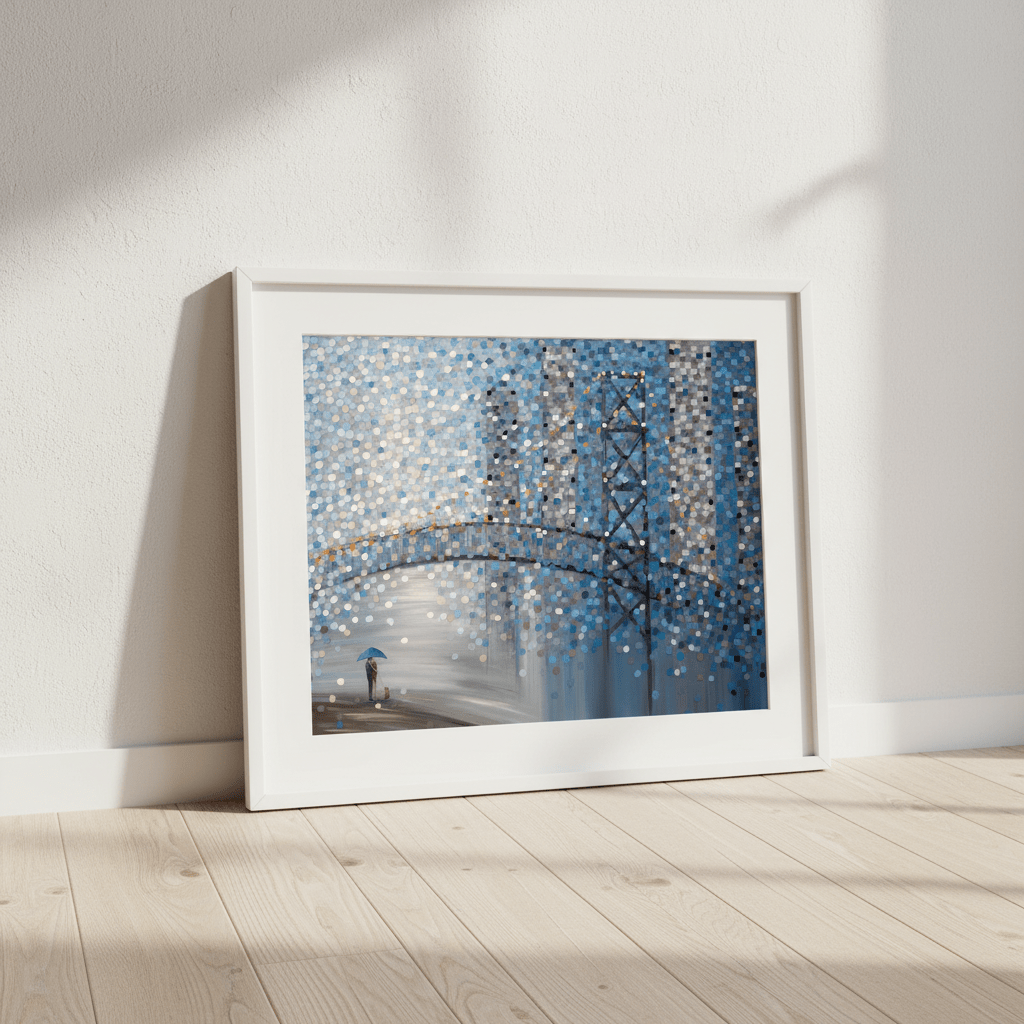 Date by the Bridge by Ekaterina Ermilkina wall - art - picture - poster
