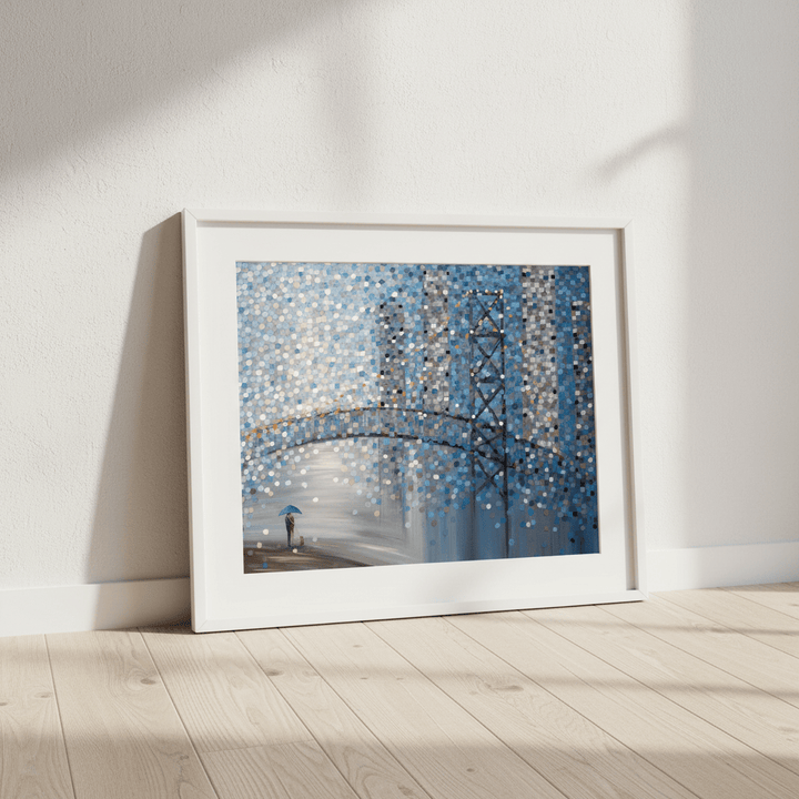 Date by the Bridge by Ekaterina Ermilkina wall - art - picture - poster