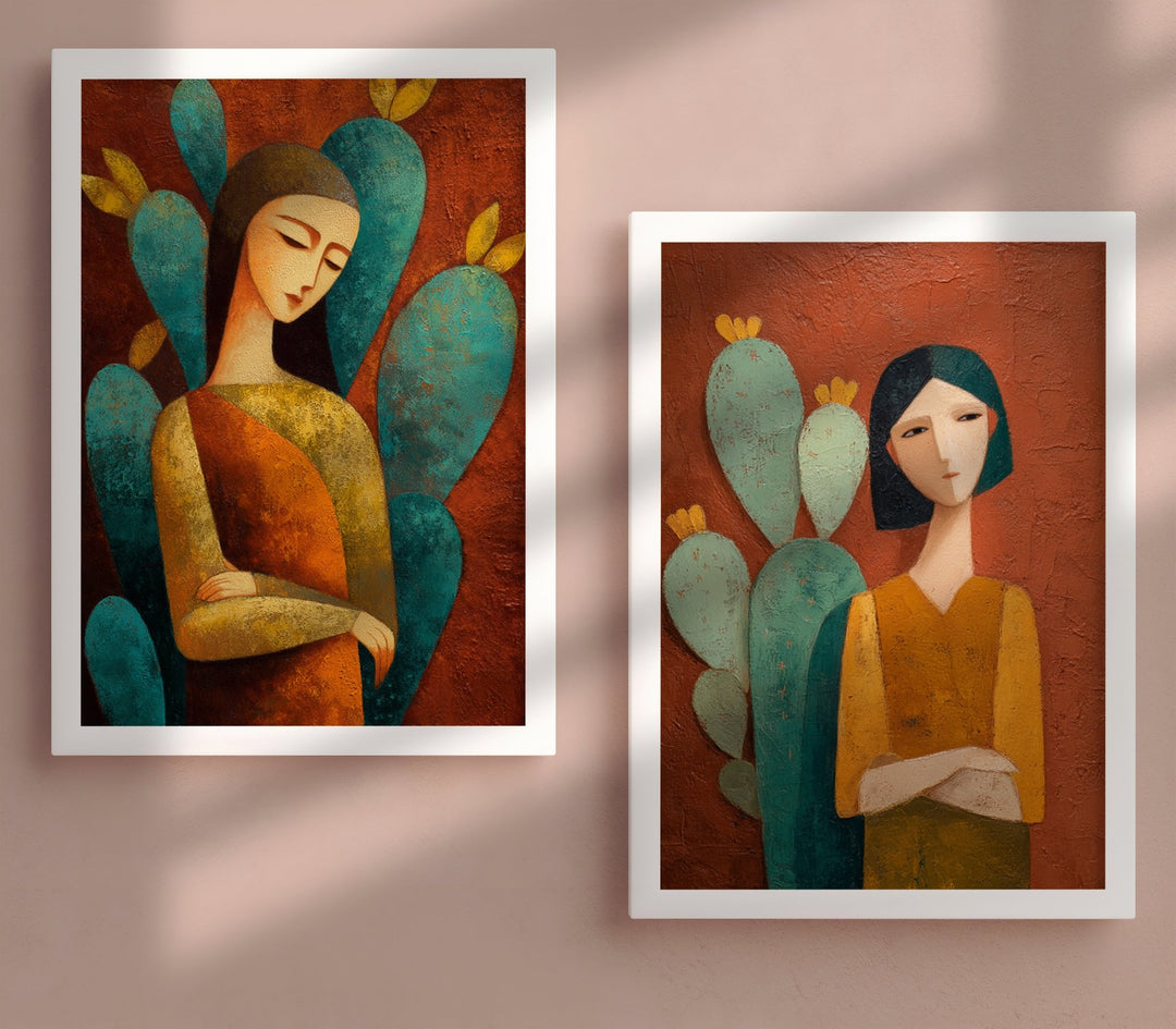 Daughters of the Desert Set of 2 wall - art - picture - poster