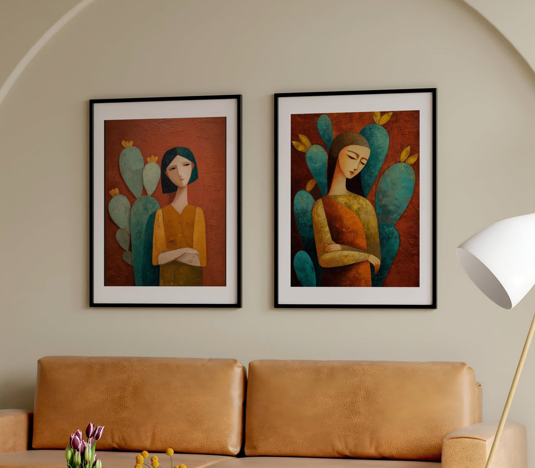 Daughters of the Desert Set of 2 wall - art - picture - poster