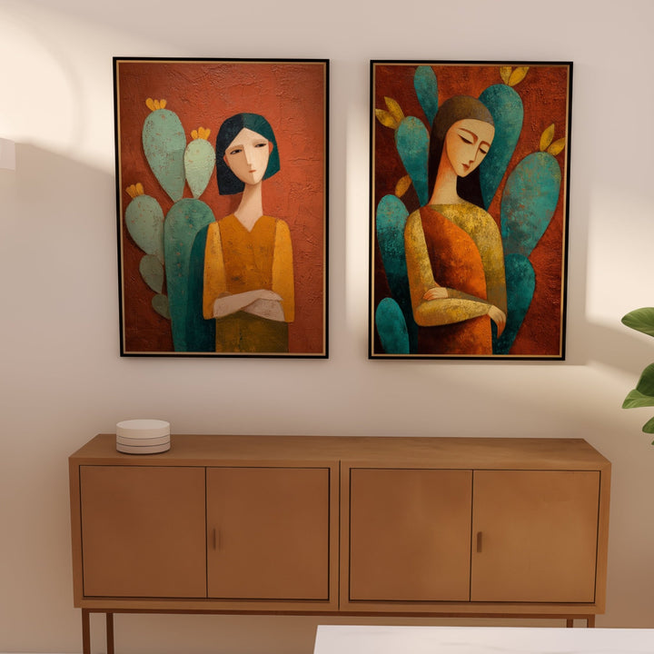 Daughters of the Desert Set of 2 wall - art - picture - poster