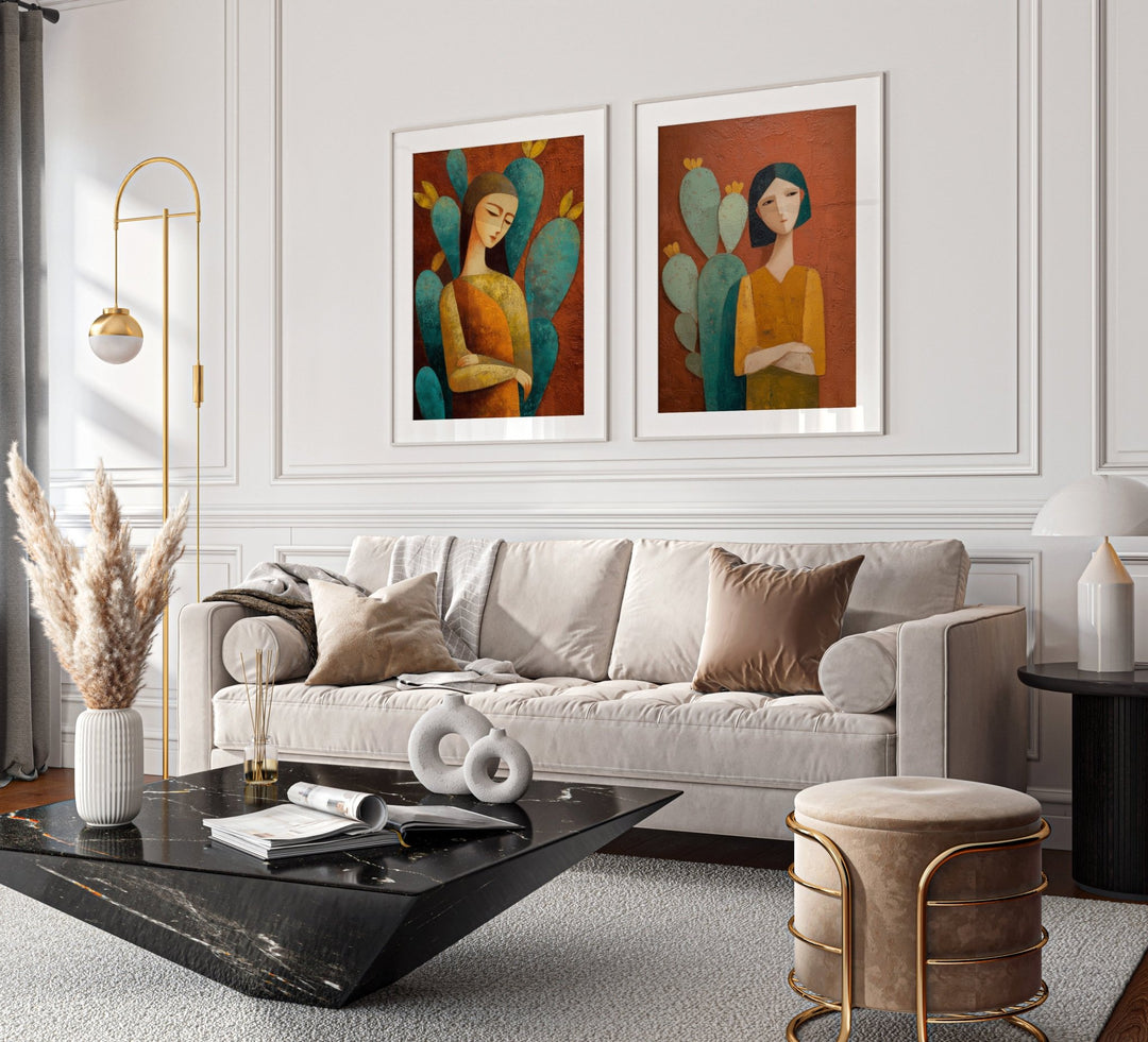 Daughters of the Desert Set of 2 wall - art - picture - poster