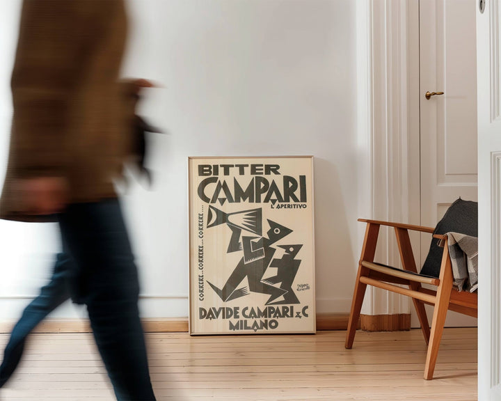 Davide Campari Bitter Vintage Poster wall - art - picture - poster
