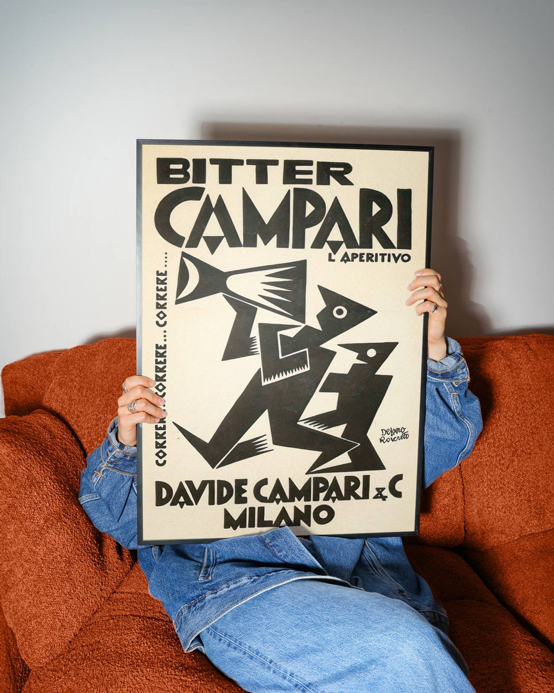 Davide Campari Bitter Vintage Poster wall - art - picture - poster