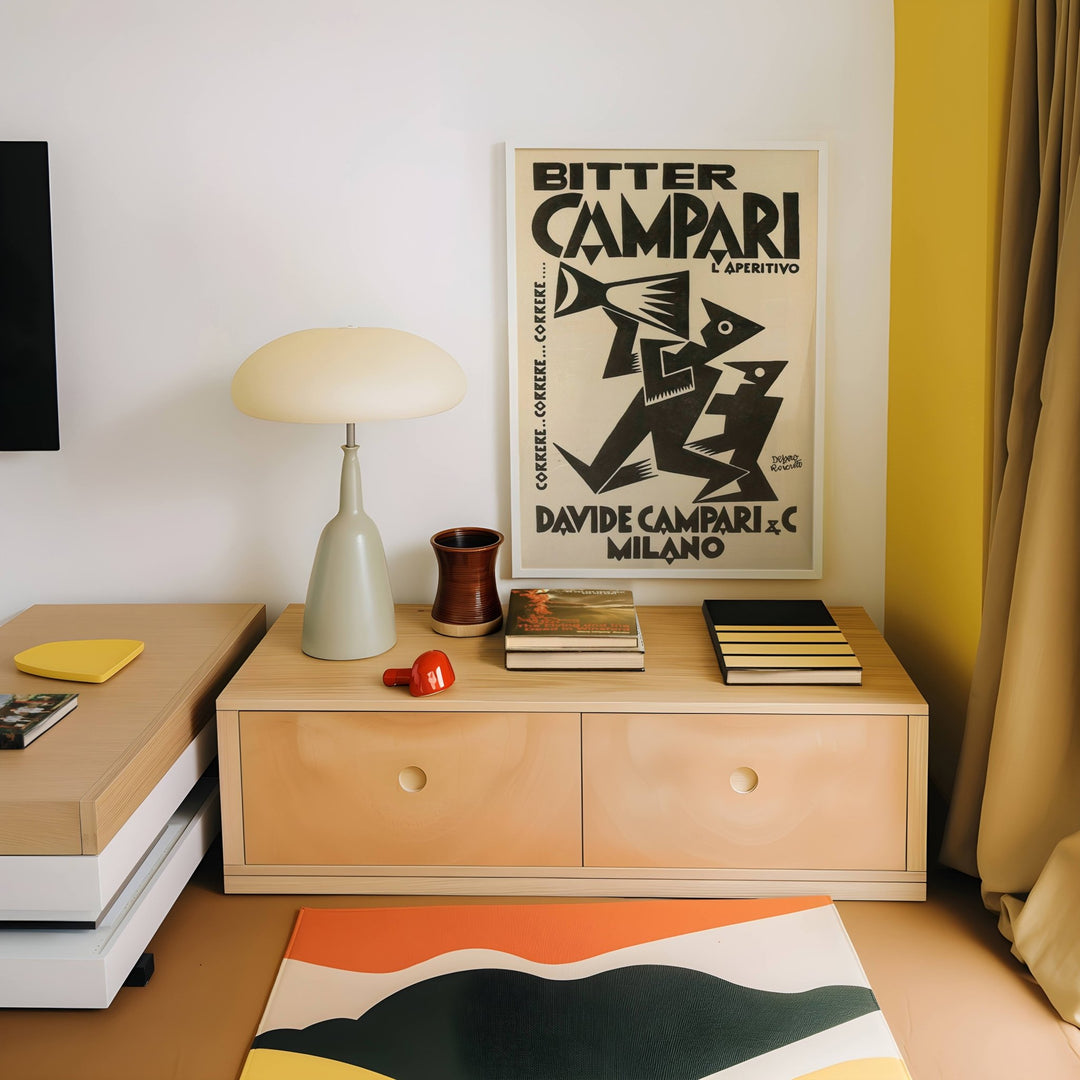 Davide Campari Bitter Vintage Poster wall - art - picture - poster