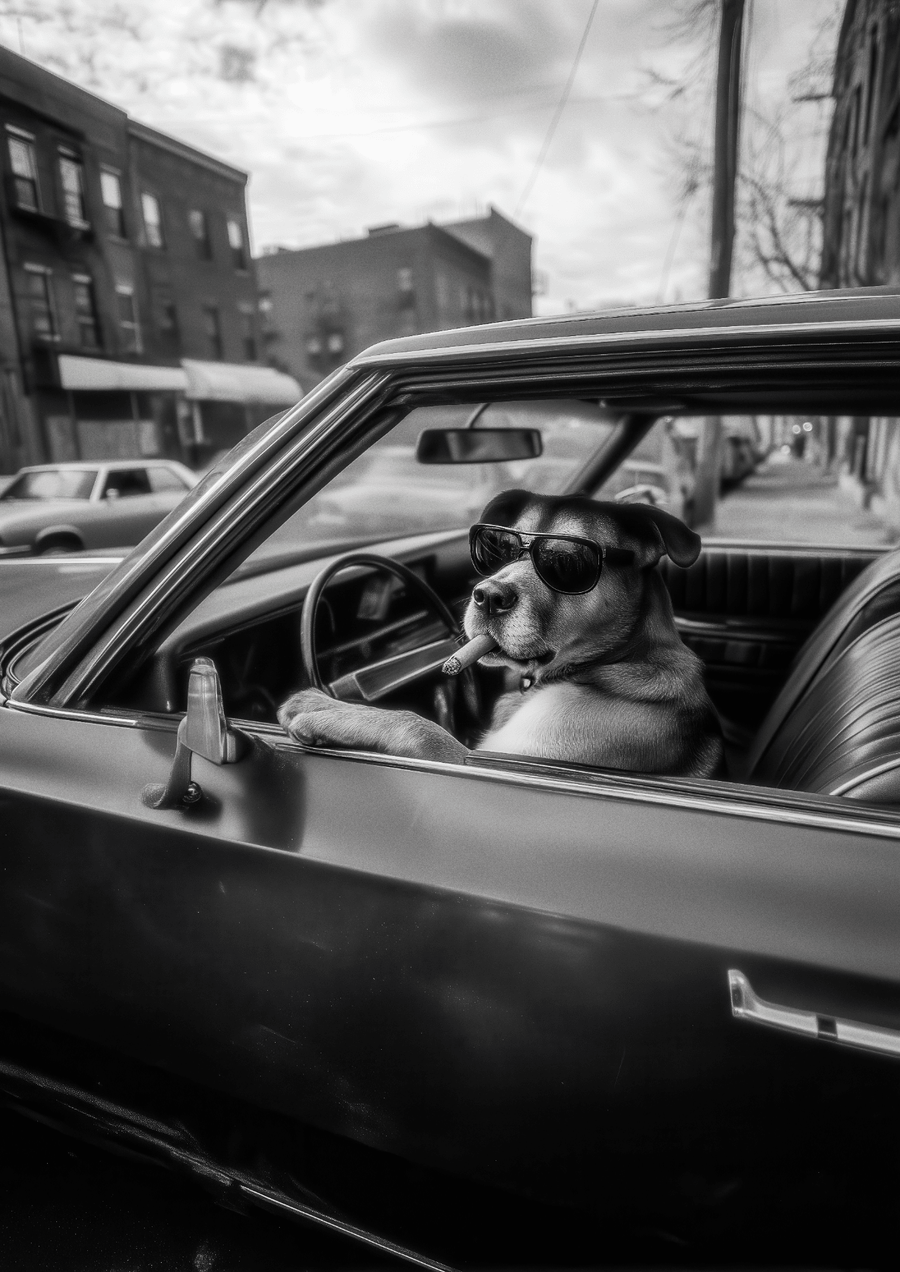 Dawg Ridin Wall Art