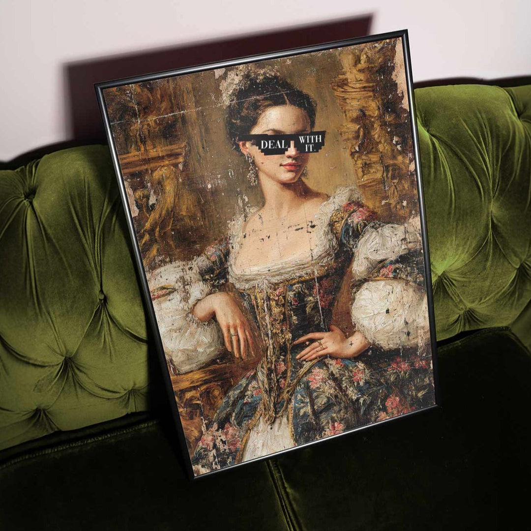 Deal With It Renaissance Print wall - art - picture - poster
