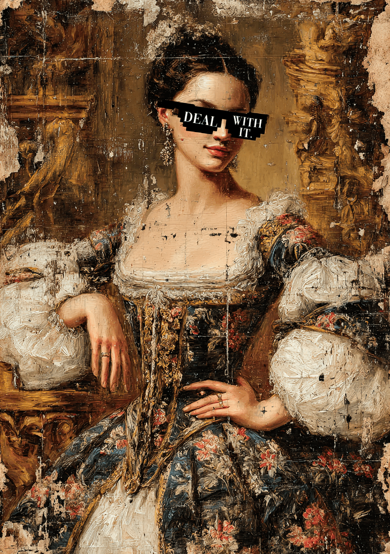 Deal With It Renaissance Print