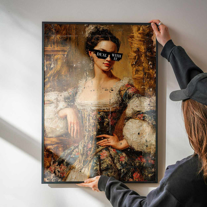 Deal With It Renaissance Print wall - art - picture - poster