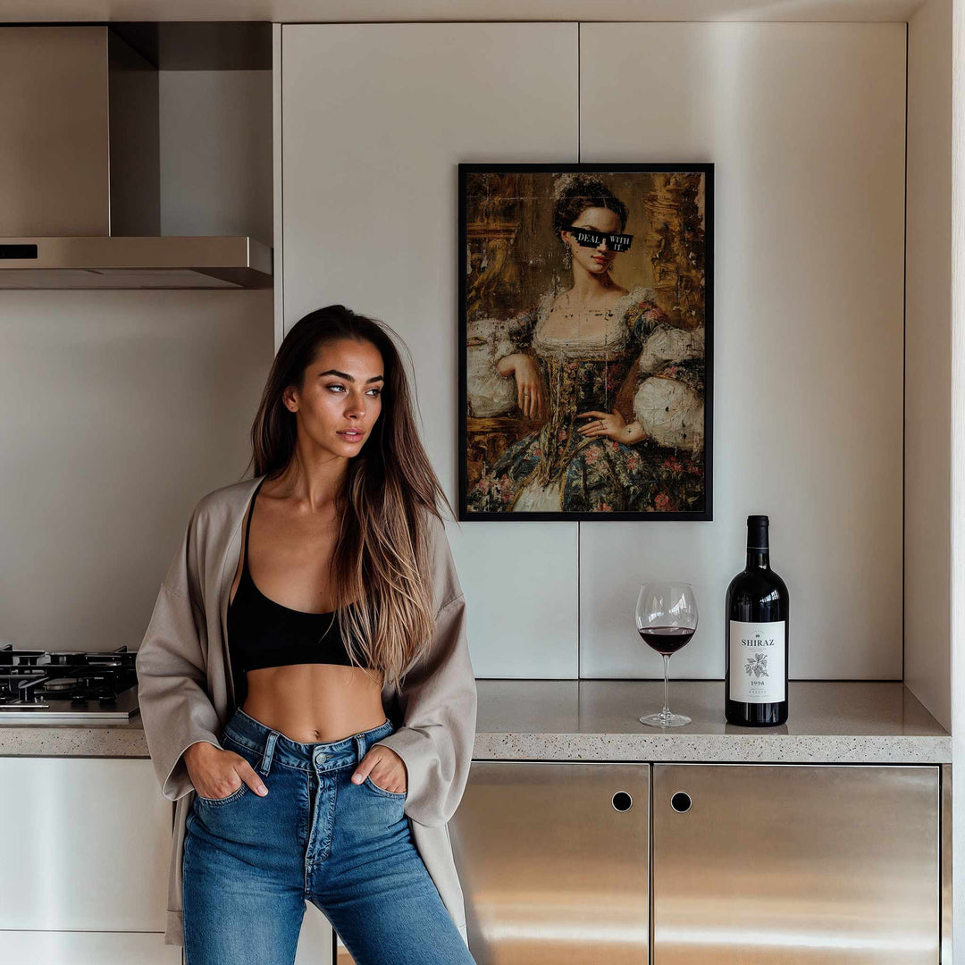 Deal With It Renaissance Print wall - art - picture - poster