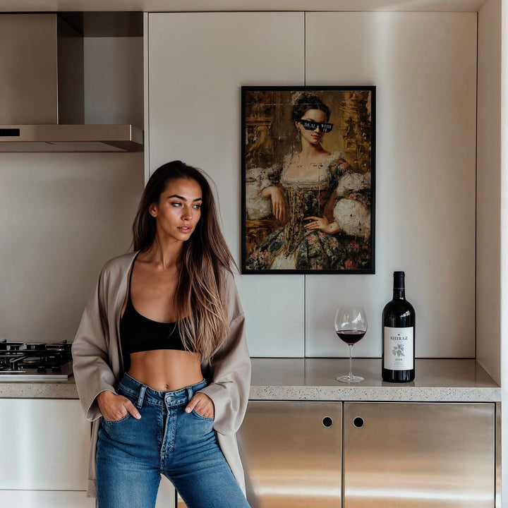 Deal With It Renaissance Print wall - art - picture - poster