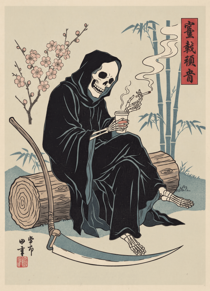 Death Before Decaf Wall Art