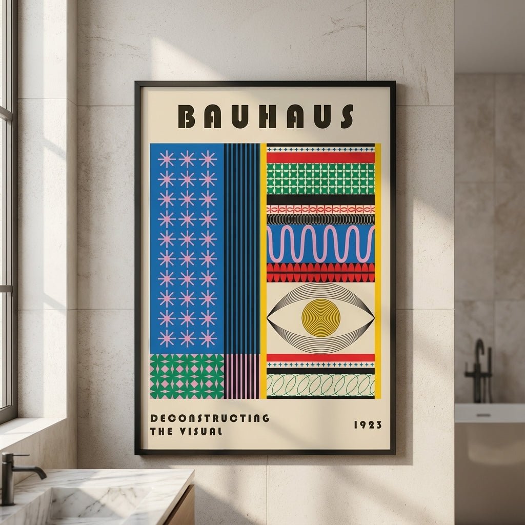 Deconstructing the Visual wall - art - picture - poster