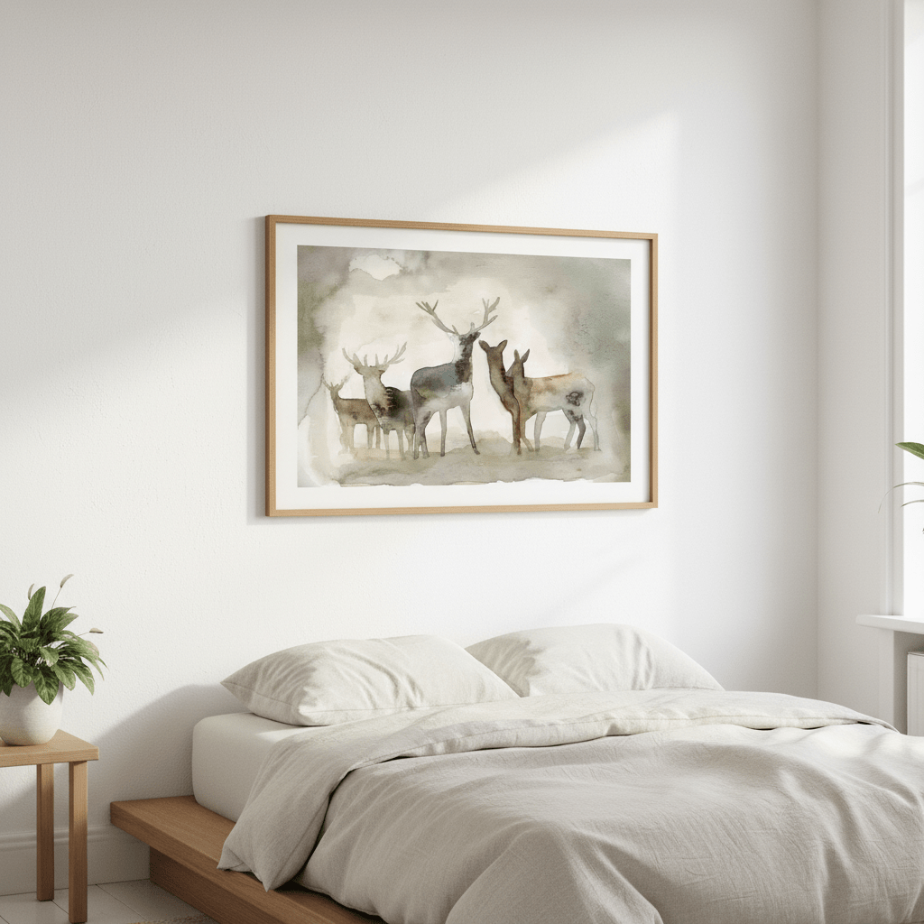 Deer Herd by Meredith O'Neal wall - art - picture - poster