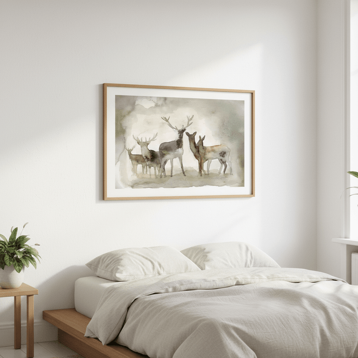 Deer Herd by Meredith O'Neal wall - art - picture - poster