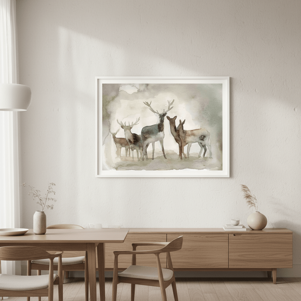 Deer Herd by Meredith O'Neal wall - art - picture - poster
