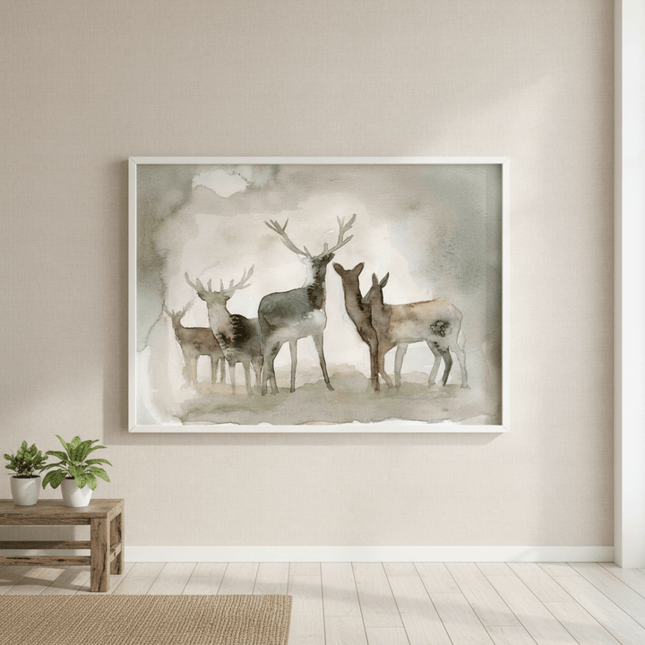 Deer Herd by Meredith O'Neal wall - art - picture - poster