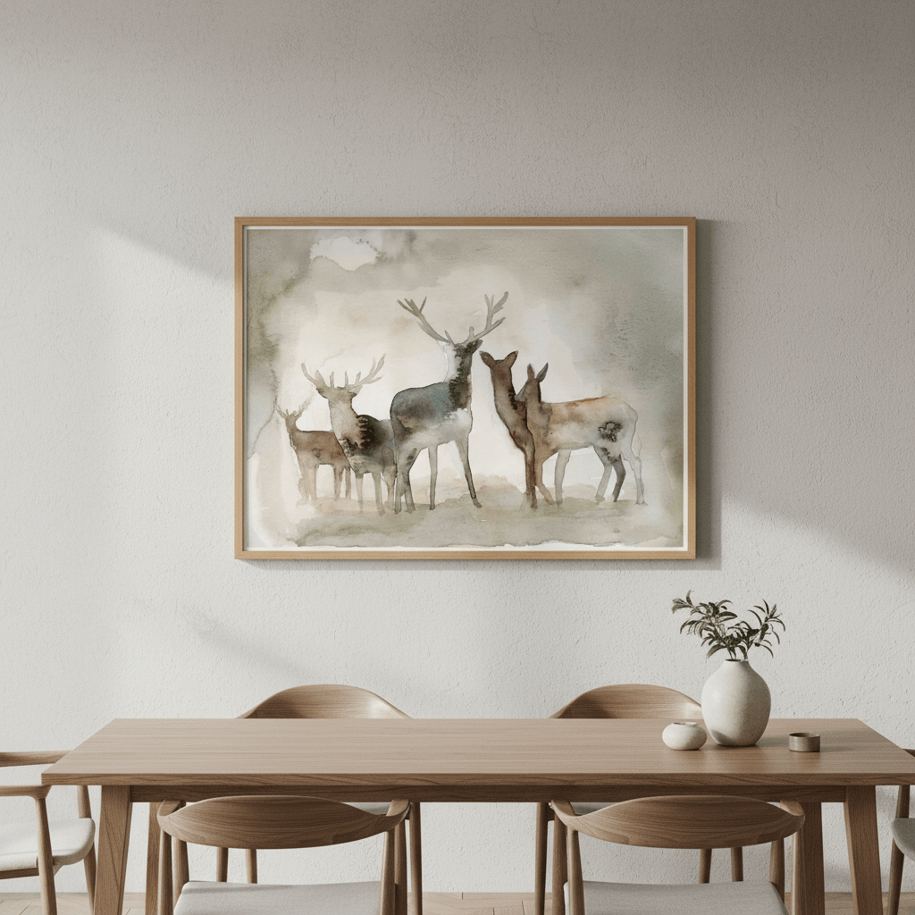 Deer Herd by Meredith O'Neal wall - art - picture - poster