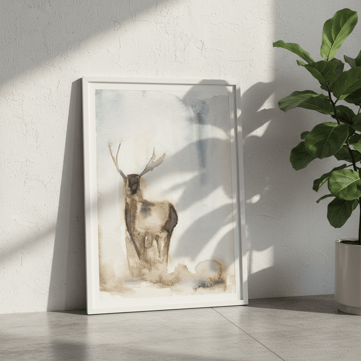 Deer in the Fog by Meredith O'Neal wall - art - picture - poster