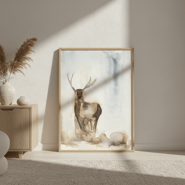 Deer in the Fog by Meredith O'Neal wall - art - picture - poster