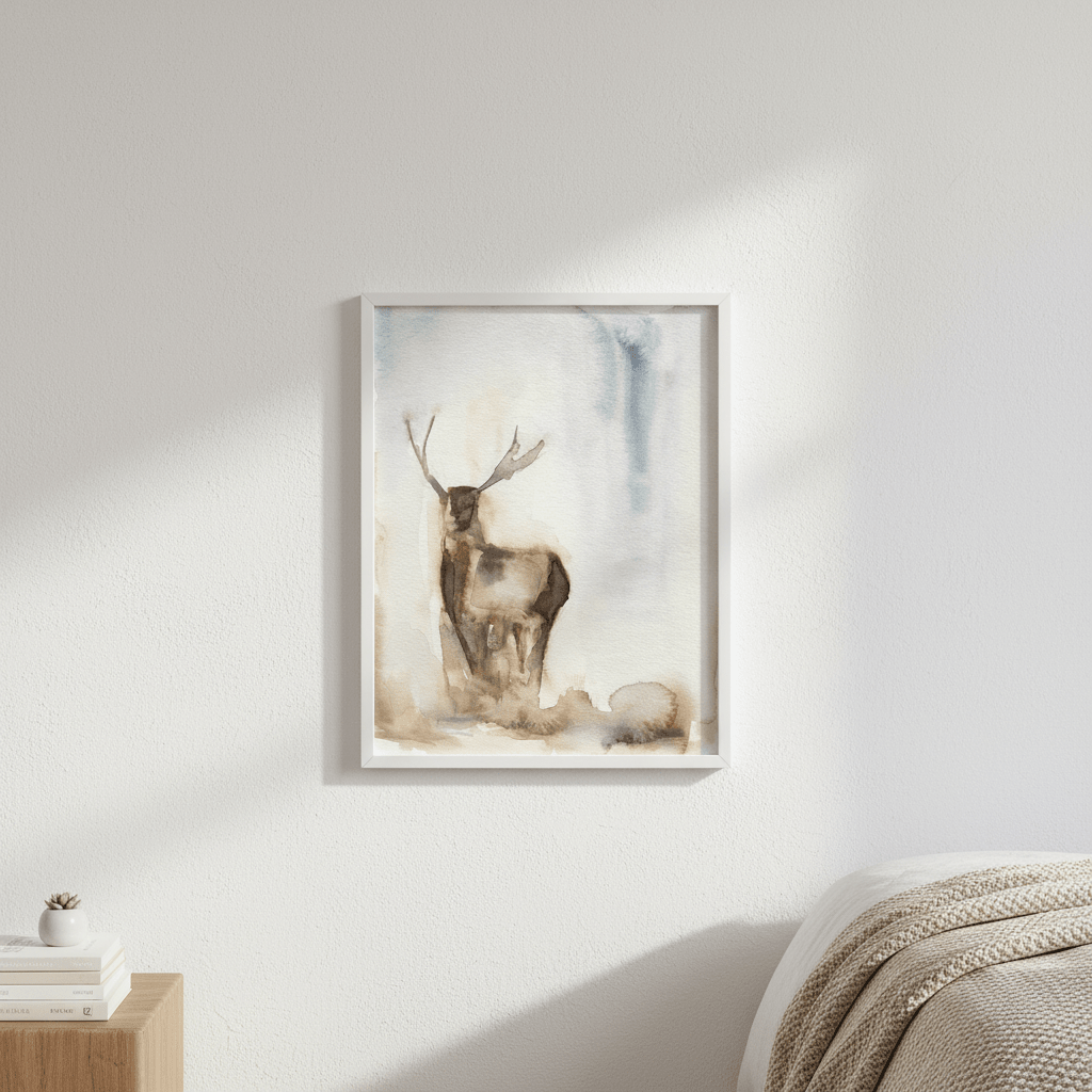Deer in the Fog by Meredith O'Neal wall - art - picture - poster