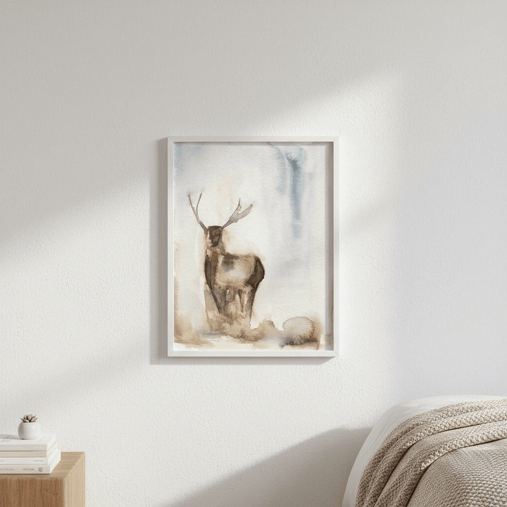 Deer in the Fog by Meredith O'Neal wall - art - picture - poster